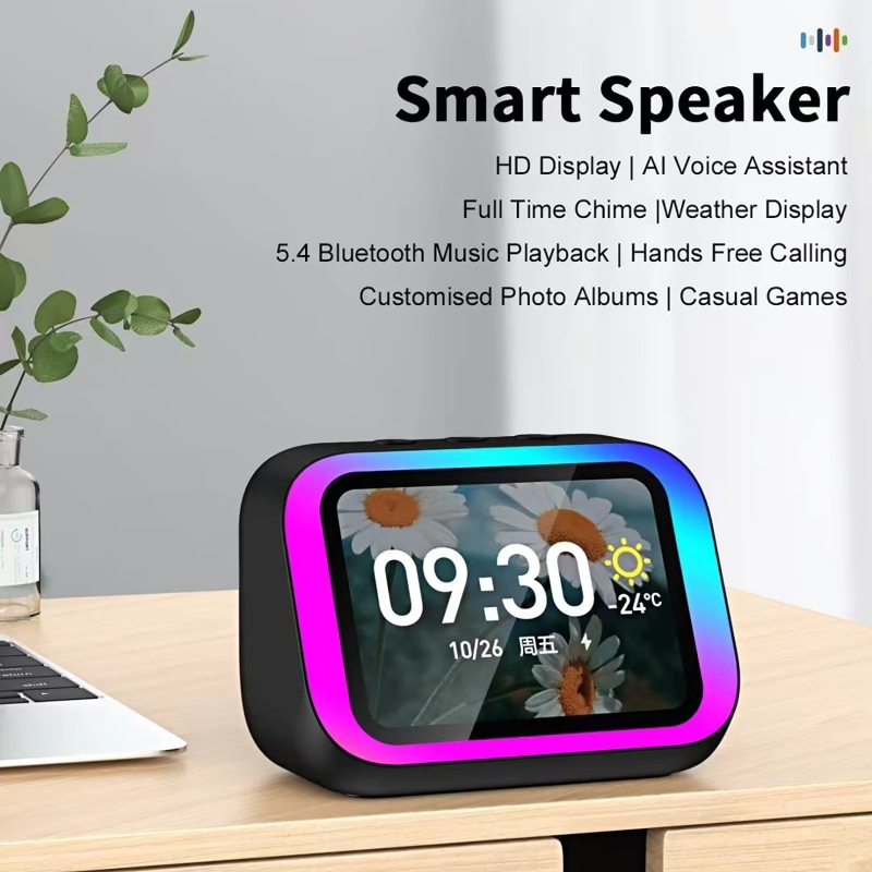 Bluetooth Speaker - Assistente de Voz com IA, Caixa