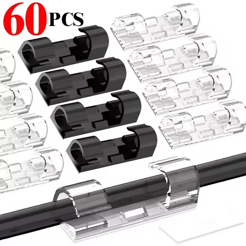 Cable Organizer - Pequenos clipes organizadores de cabos, suporte