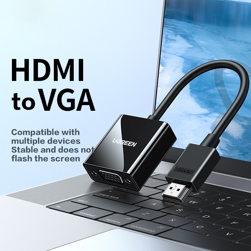Hdmi Adapter - Ugreen CM270 HD-MI para VGA Adaptador
