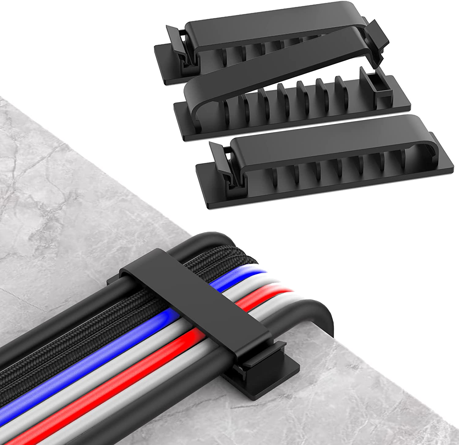 Cable Organizer - Organizador de cabos, suporte de fios,