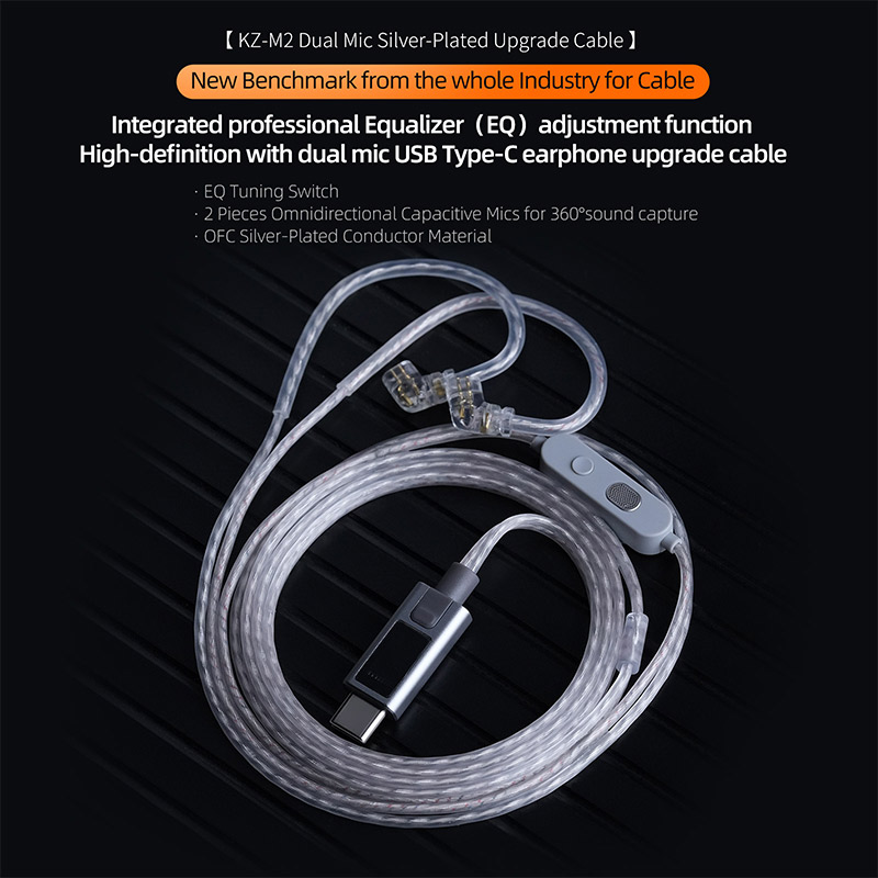 Cabo KZ M2 OFC banhado a prata - Usb Hub avaliação e preço