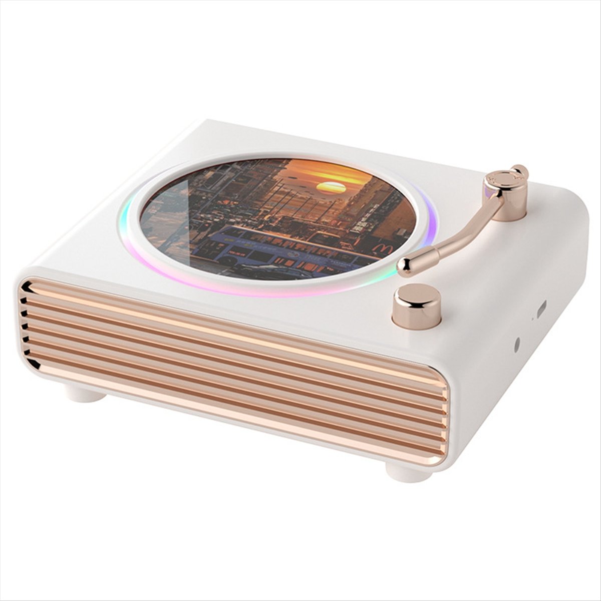 * X07A portátil retro branco b - Bluetooth Speaker avaliação e preço