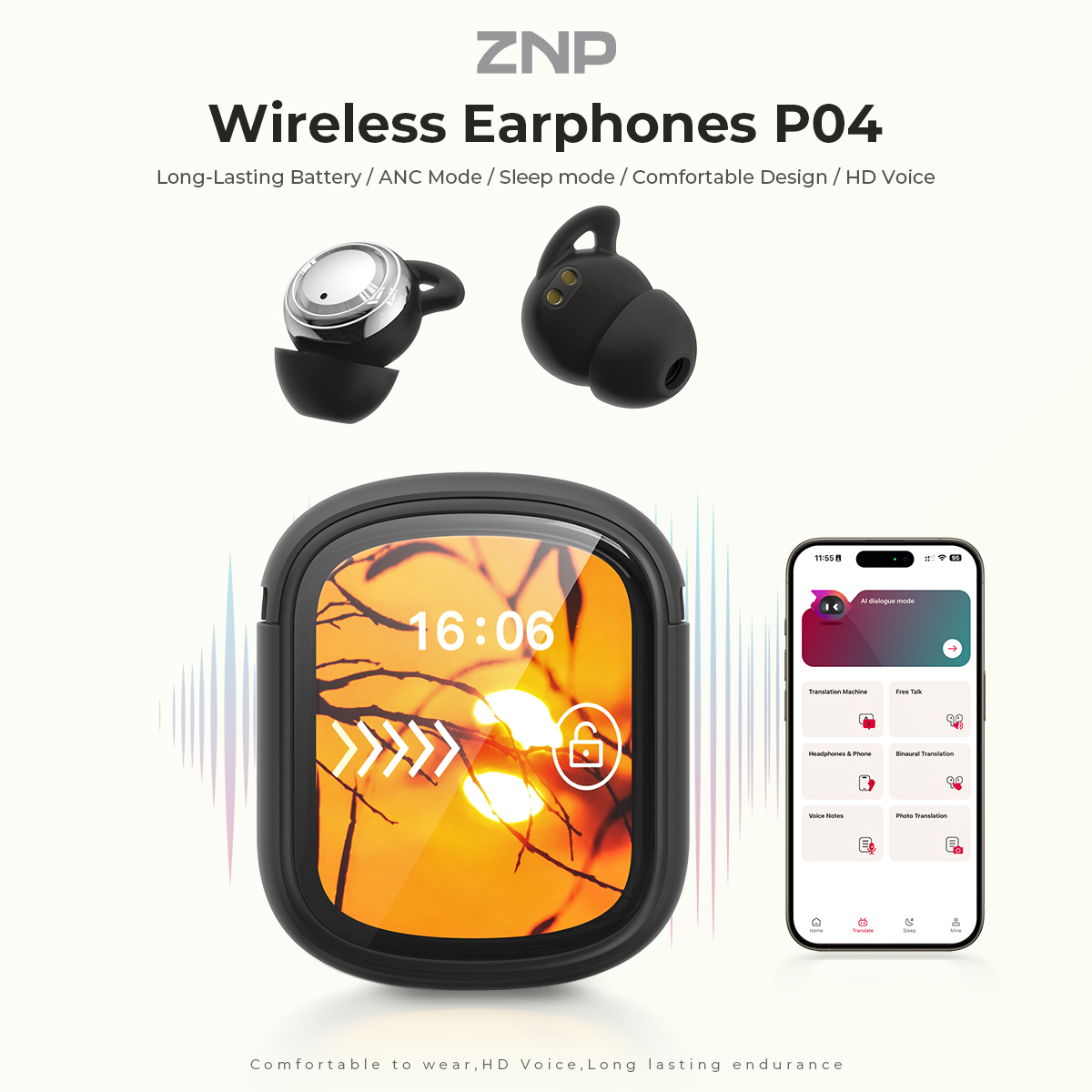 Fones de Ouvido ZNP P04 para D - Headphones Wireless avaliação e preço