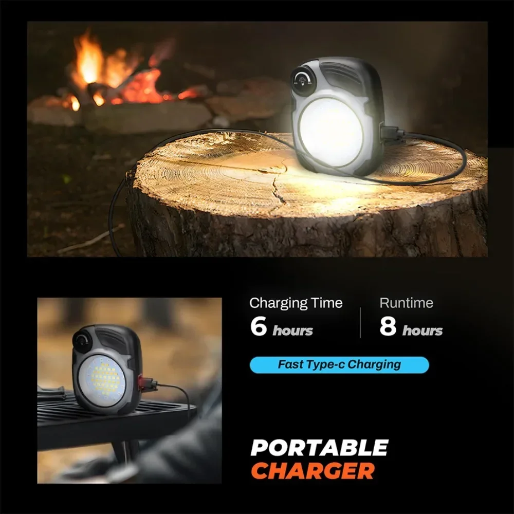 Lanterna de acampamento recarr - Power Bank avaliação e preço