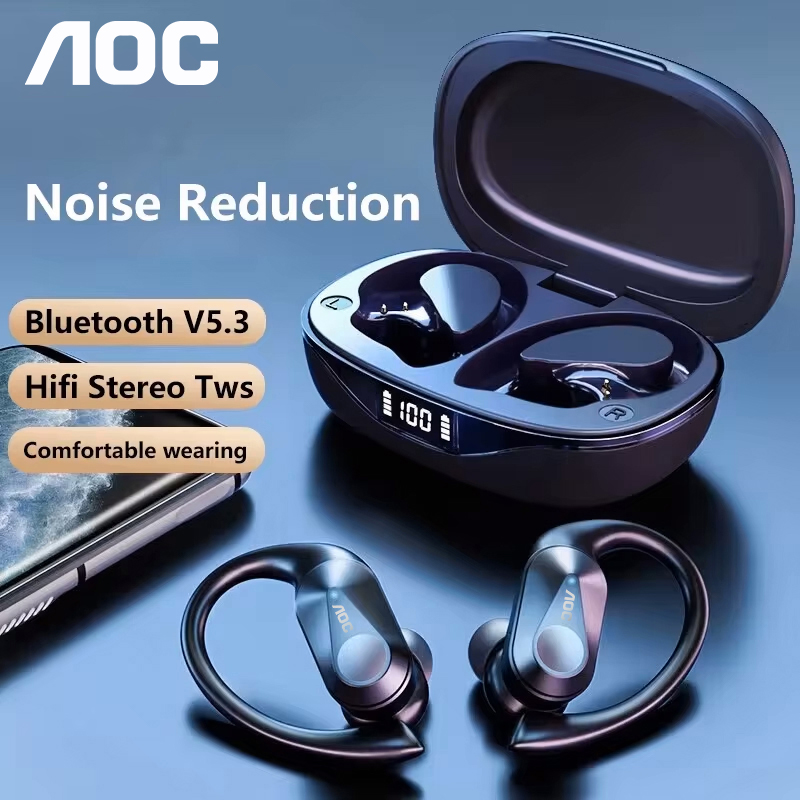 Fone de Ouvido Esportivo AOC S - Headphones Wireless avaliação e preço