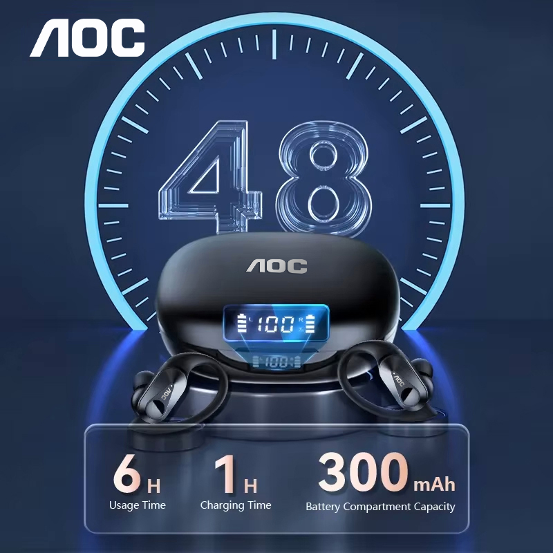 Fone de Ouvido Esportivo AOC S - Headphones Wireless avaliação e preço