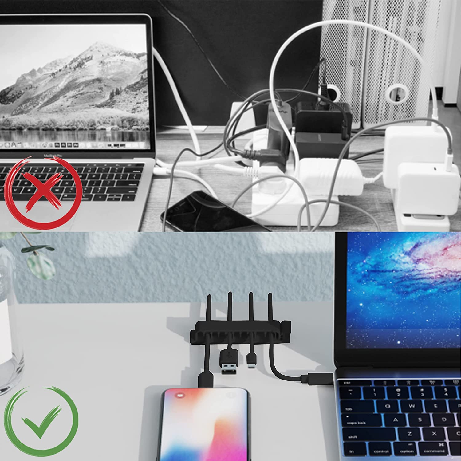 Organizador de cabos, suporte  - Cable Organizer avaliação e preço