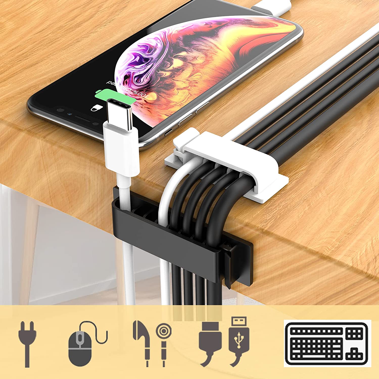 Organizador de cabos, suporte  - Cable Organizer avaliação e preço